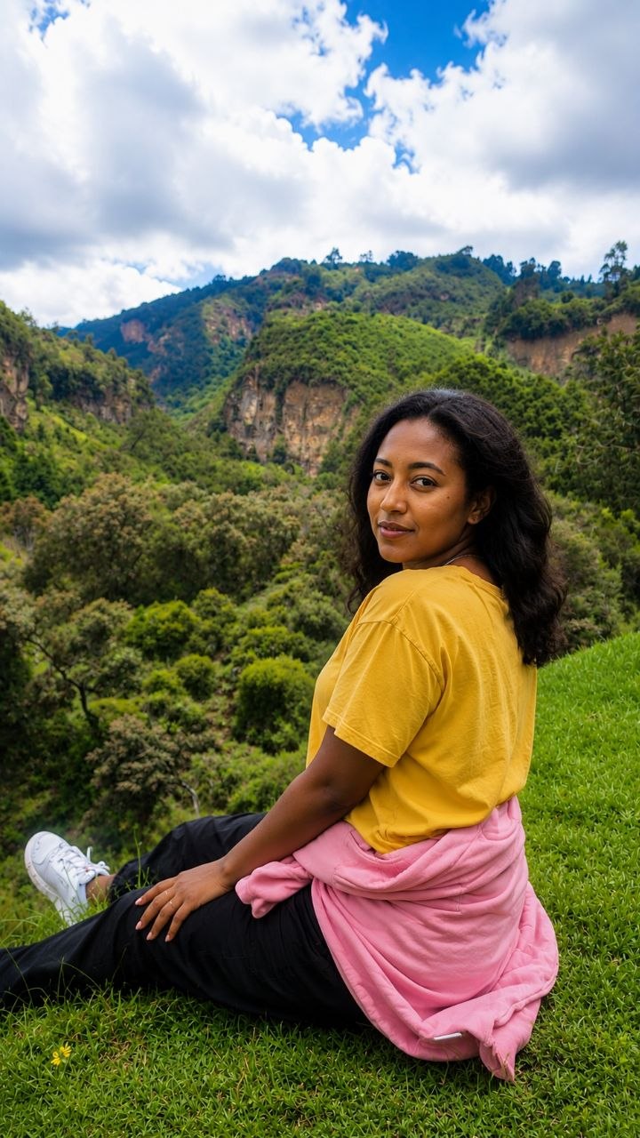Field portrait representing Selam A.